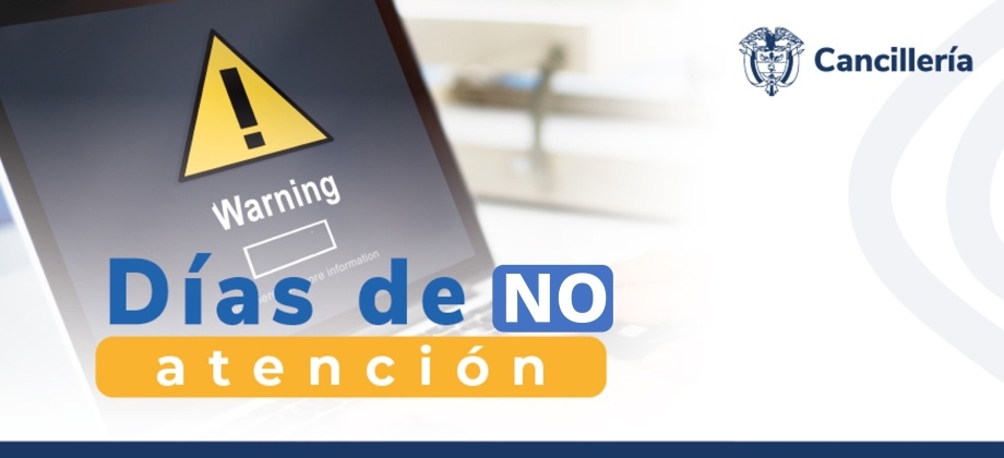 Embajada de Colombia y su sección consular en Uruguay no tendrán atención al público este 2 de noviembre  